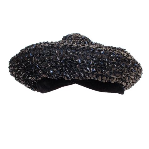 black beret from dior|d band headband.